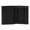 Porte-cartes Flap Button Noir