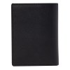 Porte-cartes Flap Button Noir