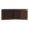 Portefeuille Button Marron
