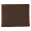 Portefeuille Button Marron