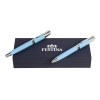 Parure Classicals Chrome Bleu Clair (stylo bille & stylo plume)