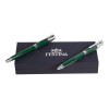 Parure Classicals Chrome Vert (stylo bille & stylo plume)