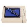 Parure Brick Marine Bleu Chiné (stylo bille & porte-cartes)