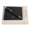 Parure Regent Noir (stylo bille & portefeuille)