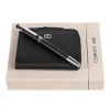 Parure Regent Noir (stylo plume & porte-cartes)