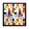 Foulard soie Ada Noir/multi