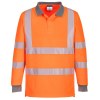 POLO ECO HAUTE VISIBILITÉ L/S 100% Acrylique,tricot 1 gr/m²