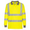POLO ECO HAUTE VISIBILITÉ L/S 100% Acrylique,tricot 1 gr/m²