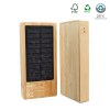Batterie de secours solaire bambou FSC  8000mAh - BLUETECH
