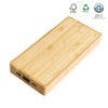 Batterie de secours solaire bambou FSC  8000mAh - BLUETECH