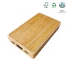 Batterie de secours solaire bambou FSC 5 000mAh - BLUETECH