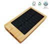 Batterie de secours solaire bambou FSC 5 000mAh - BLUETECH