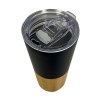 Mug isotherme recyclé RCS finition bambou - Environnement & nature