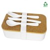 Lunchbox avec couverts RPET finition liège - ENVIRONNEMENT & NATURE