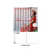 Bloc suspendu magnetique - mini 100x250mm - sans decoupe - bloc 30 feuillets couleur - bloc liste de course