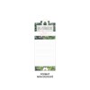 Bloc suspendu magnetique - mini 100x250mm - sans decoupe - bloc 30 feuillets couleur - bloc liste de course