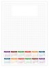 Blocs conferencier - midi 140x205mm - pelliculage brillant recto - bloc couleur recto seul - bloc theme creation