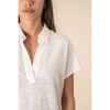 Polo en lin femme