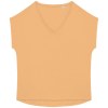 T-shirt écoresponsable loose à col V femme