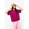 T-shirt écoresponsable oversize femme