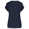 T-shirt col V en lin femme