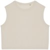 T-shirt écoresponsable  crop sans manche femme
