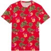 T-shirt écoresponsable imprimé tropical homme