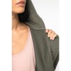 Sweat-shirt écoresponsable zippé à capuche French Terry femme