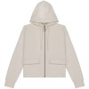 Sweat-shirt écoresponsable zippé à capuche French Terry femme