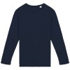 Sweat-shirt écoresponsable à col rond délavé French Terry unisexe