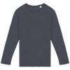 Sweat-shirt écoresponsable à col rond délavé French Terry unisexe