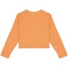 Sweat-shirt écoresponsable à col rond oversize crop femme