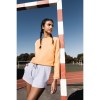 Sweat-shirt écoresponsable à col rond oversize crop femme