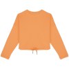 Sweat-shirt écoresponsable à col rond oversize crop femme