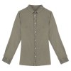 Chemise écoresponsable délavée femme