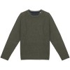 Pull écoresponsable à grosses mailles homme