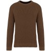 Pull écoresponsable à grosses mailles homme