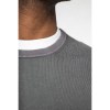Pull écoresponsable délavé à col rond homme