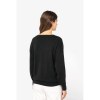 Pull écoresponsable col V en lyocell femme