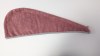 Bonnet de bain éponge style turban avec logo brodé