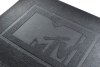 Serviette jacquard logo embossé relief éponge uni