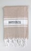 Fouta de plage ECO avec logo brodé