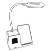 Lampe de bureau et station de recharge LIGHT & CHARGE