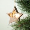 STARLIGHT - Suspension étoile MDF avec led