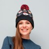 SHIMAS HAT - Bonnet à pompon tricoté