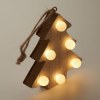 LULIE - Sapin en bois avec lumières