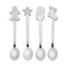 CHIP SET - Set  4 cuillères à thé de Noël