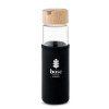 TINAROO - Bouteille verre et bambou 600ml
