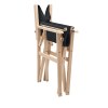 RIMIES - Chaise de plage pliable en bois