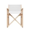 RIMIES - Chaise de plage pliable en bois